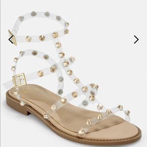missguided stud gladiator sandals
